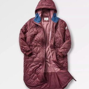 Flora 2.0 Long Insulated Jacket - Wine - XS